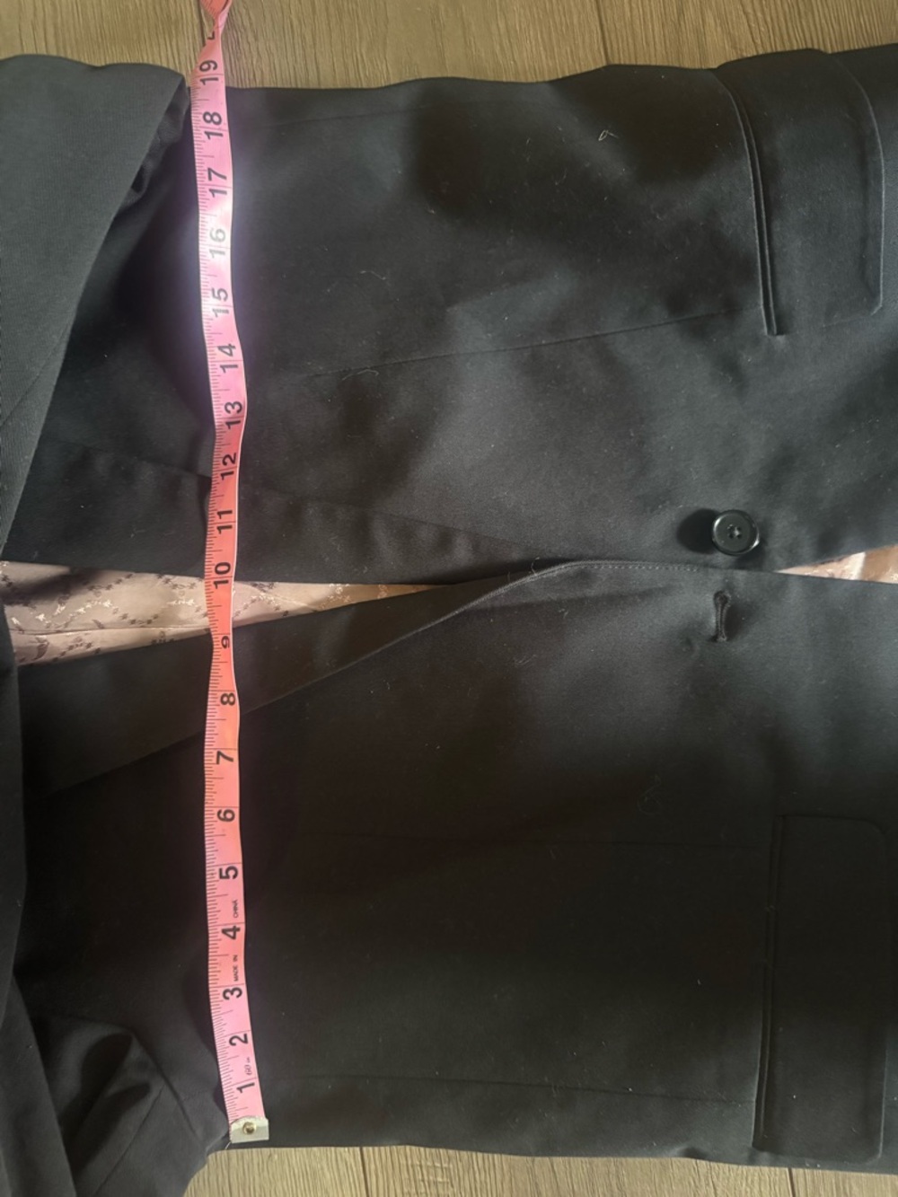 Zadig & Voltaire Black Blazer with Black LOVE Embroidery - Picture 7 of 15